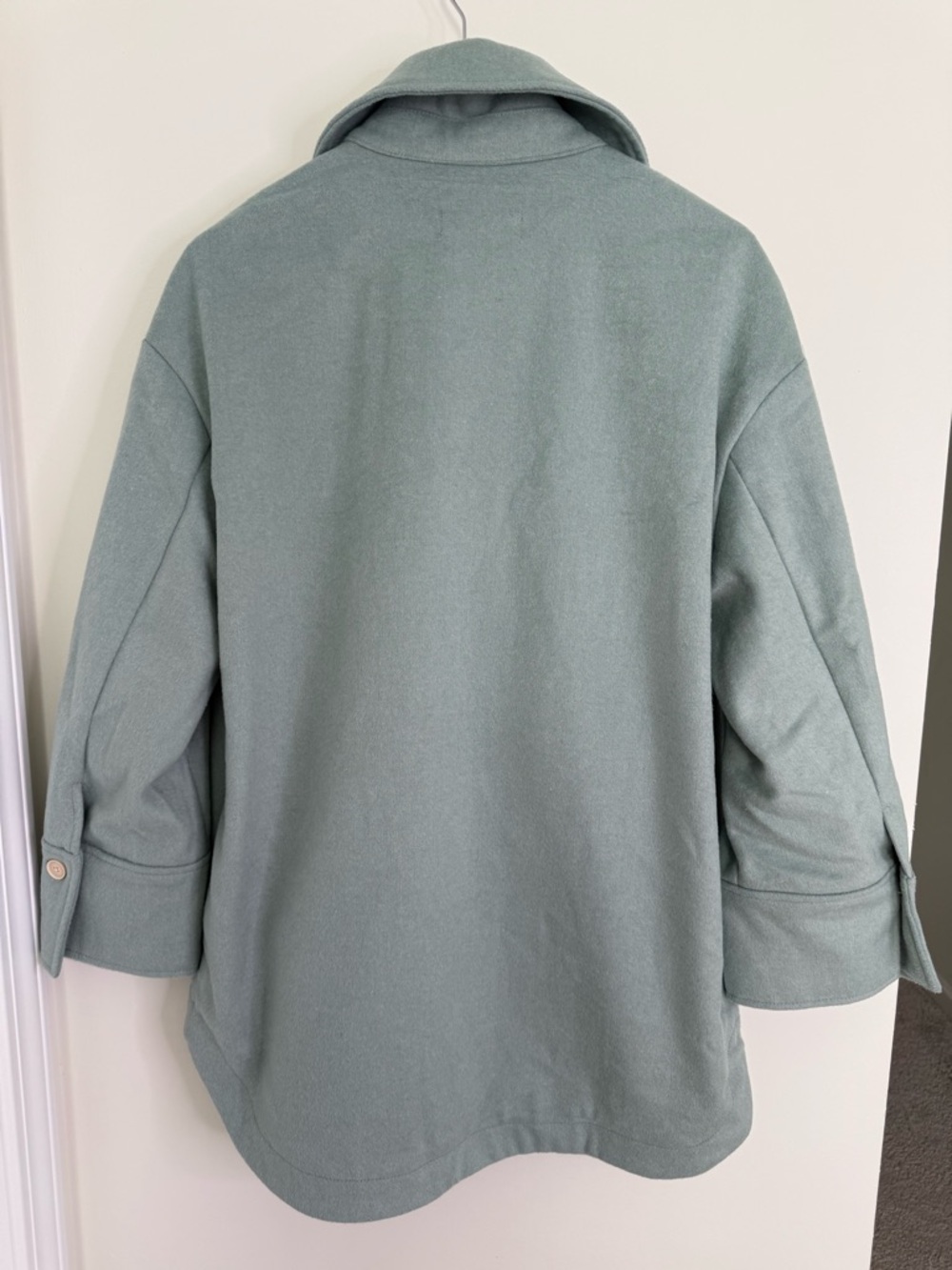 NWOT Mango Oversized Wool Blend Overshirt Size XS/Small - Picture 10 of 14